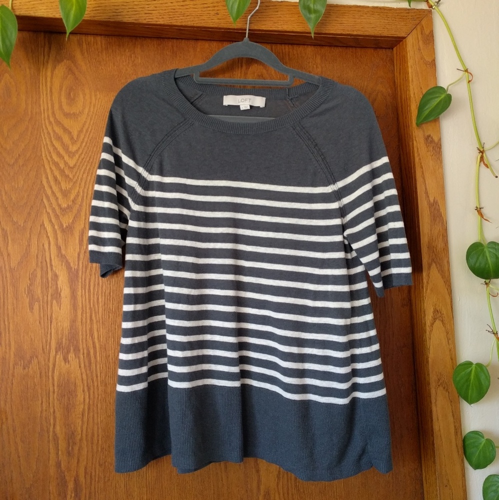 EUC LOFT Striped Sweater-T
